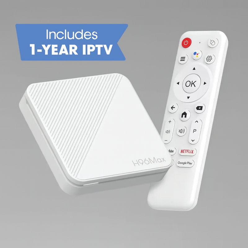 H96 MAX  Android 14 TV Box, 4K Ultra HD Streaming, 16 GB Storage, Google Voice