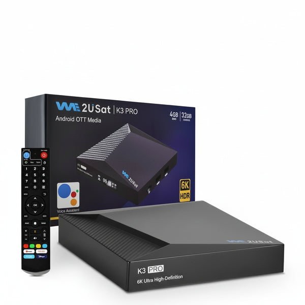 We2uSat K3 Pro 6K HDR Android Q (10.0) TV Box