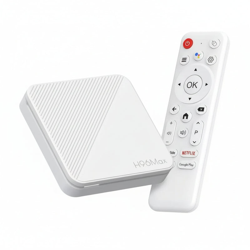 H96 MAX  Android 14 TV Box, 4K Ultra HD Streaming, 16 GB Storage, Google Voice